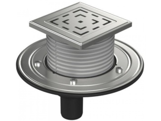 Sanita – Chuděj PVSU 40 (univerzální) 125 x 125 mm, plast, Labyrinth, K3, ano