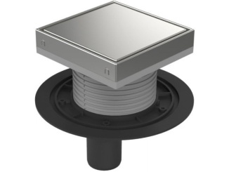 Sanita – Chuděj PVSU 50 (univerzální) 150 x 150 mm, ocel, Steel, K3, ne