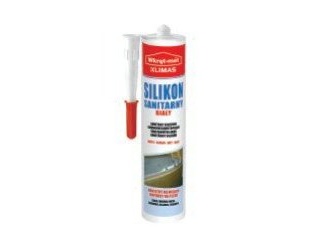 Sanita – Klimas Wkręt-met SILIKON SANITÁRNÍ BÍLÝ