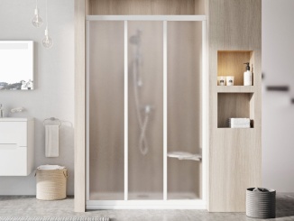 Sanita – Ravak ASDP3 110 198, černá+transparent