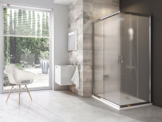 Sanita – Ravak BLRV2K 80, lesk+transparent lesklý chrom