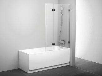 Sanita – Ravak BVS2 100 L, chrom+transparent chrom