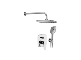 Sanita – Ravak CL 090.00CR Sprchový podomítkový set, chrom lesklý chrom