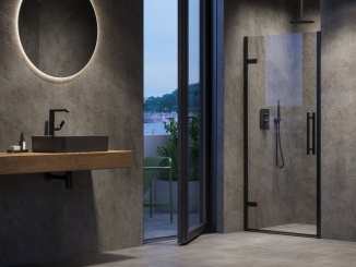 Sanita – Ravak COSD1 90, lesk+transparent