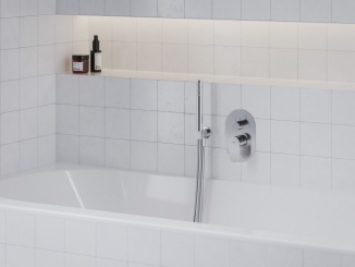 Sanita – Ravak EL 065.10WV.O2.RB07E Podomítková baterie 2-cestná bez tělesa, White Velvet Bílá matná