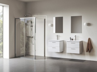 Sanita – Ravak NBLPS 90, lesk+transparent lesklý chrom