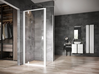 Sanita – Ravak NPSS 100, lesk+transparent lesklý chrom