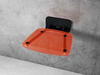Sanita – Ravak Sedátko Ovo B II, orange /nerez