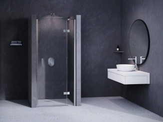 Sanita – Ravak SMSD2 120 A-L, lesk/chrom+transparent chrom