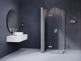 Sanita – Ravak SMSRV4 80x80, lesk/chrom+transparent