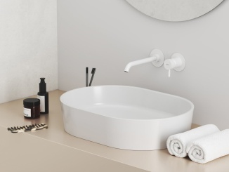 Sanitárna keramika – Ravak Umývadlo Moon 2, bez otvoru pre batériu, bez prepadu