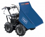 Scheppach DP 3000 - kolový přepravník 4x4 s nosností 300 kg a mechanickým sklápěním korby