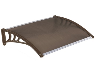Scobax ajtó előtetők – Scobax Catania hnědá / opál, 120 x 75 cm
