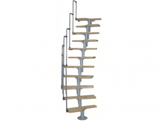 Scobax – Scobax Twister Birke stříbrná, 65 x 228 cm
