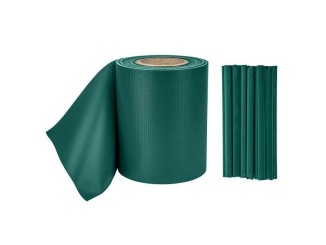 Sítě, textilie a plachty – Bradas Páska k oplocení 19 x 35 m - zelená