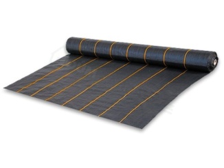 Sítě, textilie a plachty – Bradas Tkaná mulčovací textilie Bradas 90 gr - 1,1x100m