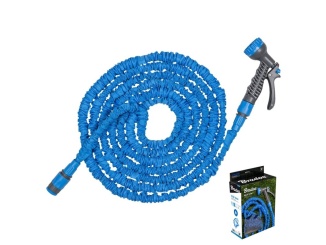 Skleněné – Bradas Komplet flexibilní zahradní hadice TRICK HOSE 5-15m - modrá