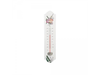 Skleněné – Bradas Venkovní teploměr Bradas WHITE LINE - kovový 22 cm