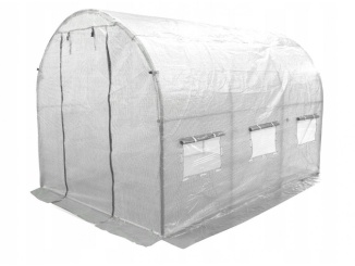 Skleněné – VespaGarden Zahradní fóliovník 2x3m VESPAGARDEN extra silný - 6m2 bílý