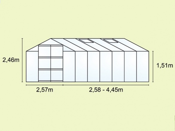 Skleník Vitavia Uranus Premium