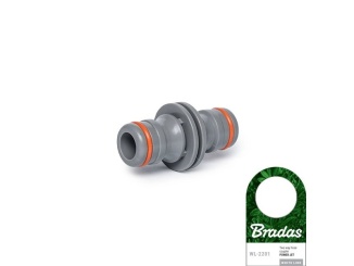 Skleníky – Bradas Spojovací mezikus pro 2 rychlospojky POWER JET WHITE LINE