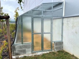 Skleníky ku stene – Variant E polykarbonát 8 mm, 6,0 x 2,8 m 853600175