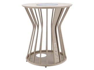 Solární stoly – COSI Cosilumia kulatý stůl 60 cm, béžová, 52 cm