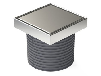 Sprchování – Chuděj Nástavec pro dlažbu 125 Steel