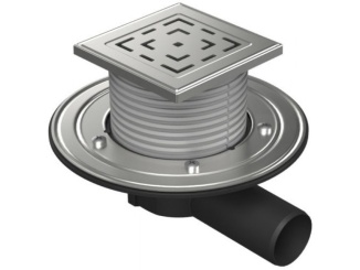 Sprchování – Chuděj PVBU 50 (univerzální) 125 x 125 mm, plast, Labyrinth, K3, ano
