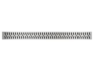 Sprchování – Nerezová mřížka Chuděj 450 mm, Harmony, lesklý