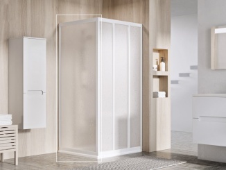 Sprchování – Ravak APSS 75 198, bílá+transparent bílá