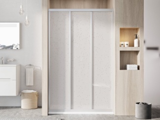Sprchování – Ravak ASDP3 80 198, satin+transparent světle šedá