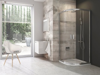 Sprchování – Ravak BLCP4 80x80, R550 lesk+transparent lesklý chrom