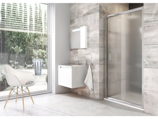 Sprchování – Ravak BLDP2 110, satin+transparent