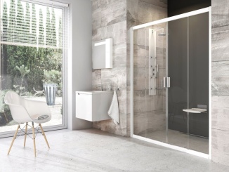 Sprchování – Ravak BLDP4 190, lesk+grape lesklý chrom