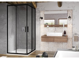 Sprchování – Ravak BLSRV2 80x80, lesk+transparent