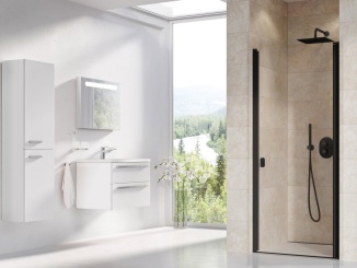 Sprchování – Ravak CSD1 80, lesk+transparent