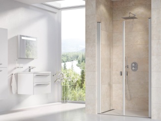 Sprchování – Ravak CSDL2 120, lesk+transparent lesklý chrom
