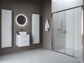 Sprchování – Ravak NBLDP4 160, lesk+transparent lesklý chrom