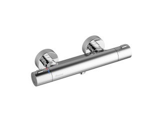 Sprchové – Ravak TE 033.00CR Termostatická sprchová nástenná batéria bez sprchového setu, chróm
