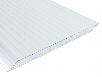 Stabilit – Polykarbonátový panel CLICK 16 mm Click 16 - polykarbonátová deska se zámkem Tloušťka: 16, Barva: čirá, Šířka: 250, Délka komůrek: 2000, Propustnost světla : 65%