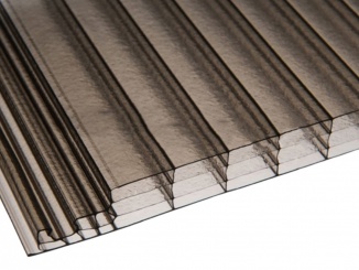 Stabilit – Polykarbonátový panel CLICK 16 mm Click 16 - polykarbonátová deska se zámkem Tloušťka: 16, Barva: bronz (hnědá, kouřová), Šířka: 250, Délka komůrek: 2000
