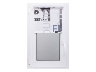 Standard – Decori City 150 cm x 42 cm, bílá / šedá