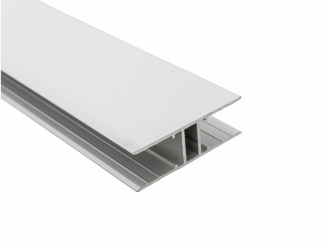 Stavba – Guttaprofil ALU-H elox 10 mm stříbrná 10,00 mm 3000 mm