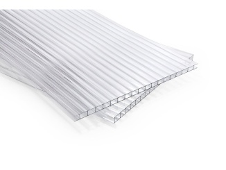 Stavebniny – Exolon Polykarbonátová deska čirá 4 mm 2W (dvoustěnná)