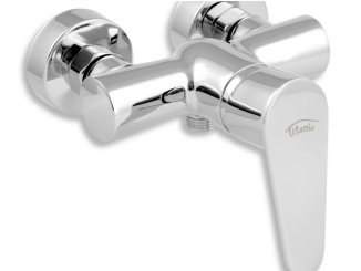 Stavebniny – Novaservis Sprchová baterie Titania Fresh 100 mm, chrom, nástěnná, bez příslušenství, 96065/1,0
