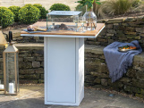 Stôl s plynovým ohniskom COSI Cosiloft 100 Wood Bar