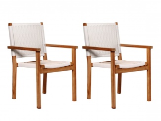 Stolička – Tuindeco Teak garden chair Riau