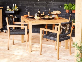 Stolička – Tuindeco Teak stackable chair Toledo