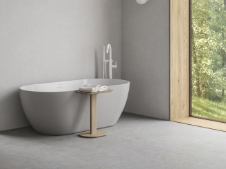 Stolíky k vaniam – Ravak Stolek Wood S, dub transparent